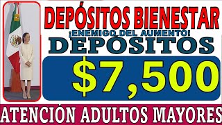 💵7500 vs INFLACIÓN ♨️CLAUDIA REVELA IMPACTANTE MENSAJE MIS ADULTOS MAYORES TODOS COBRAN AUMENTO [upl. by Filemon]