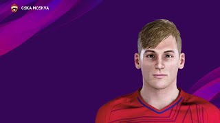 Arnor Sigurdsson CSKA face PES 2020 [upl. by Genny]