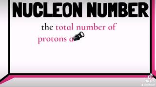 Nucleon Number Chapter1 Matter Chemistry1 Matriculation [upl. by Auqinom]