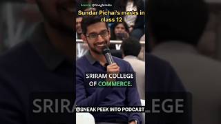 Sundar Pichais marks in class 12 sundarpichai sundarpichaimotivation motivation shortsviral [upl. by Euphemia]