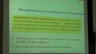 Datensicherheit Vorlesung Nr 12 [upl. by Uel]