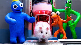 The Best Hamster Maze Challenges 🐹 Hamster Escape From Rainbow Friends Monster [upl. by Alywt856]