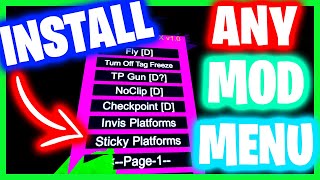 HOW TO INSTALL ANY MOD MENU IN GORILLA TAG   ShibaGT Menu X Installation Guide and Review [upl. by Teews87]