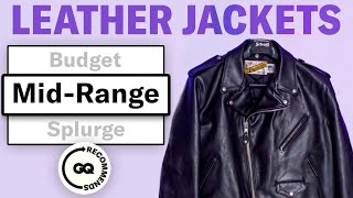 GQ Recommends Leather Jackets For Every Budget  GQ [upl. by Mehetabel]