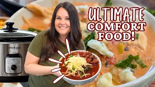 3 EASY Chili Recipes For Winter  Simple CROCK POT Dinner Ideas  COMFORT Food [upl. by Rfinnej913]