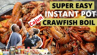 HOW TO MAKE CAJUN CRAWFISH BOIL IN AN INSTANT POT  SUPER EASY [upl. by Kirst950]