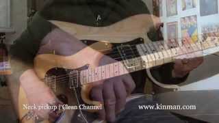 Kinman P90BUCKER ZeroHum noiseless pickups [upl. by Aitropal]