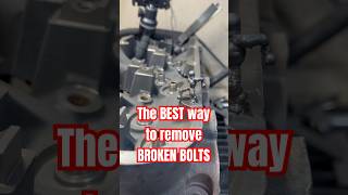 This is the BEST way to remove BROKEN BOLTS welding repair machineshop [upl. by Nidla134]