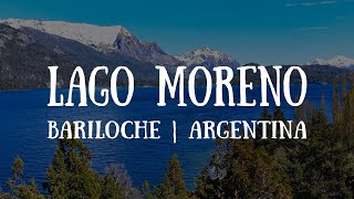 LAGO MORENO BARILOCHE ARGENTINA  Drone Footage 4K  Mountains Lake Nature 4k Video UltraHD [upl. by Ailes]