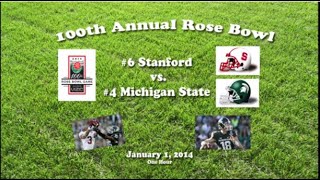 2014 Rose Bowl Stanford v Michigan State One Hour [upl. by Elonore]