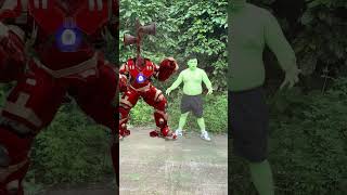 Fat Hulk fights Siren Head Hulkbuster shorts [upl. by Orozco]