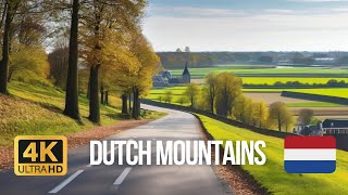 Zuid Limburg scenic drive 4k  Mergelland route  Driving the Dutch Mountains 2024 [upl. by Enyrhtac]