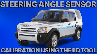 Landrover Discovery 3 4 steering angle sensor calibration using the IID tool  Range rover sport LR3 [upl. by Ozneral]