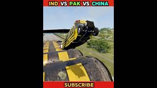 IND vs Pak😡 vs China unbelievable planes challenge accepted shorts beamngdrive BeamngShorts [upl. by Dnalrah73]