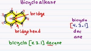 Naming Cycloalkanes and Bicyclo Alkanes [upl. by Leyla]