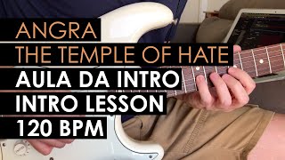 Angra  The Temple Of Hate AULA DA INTRO NA GUITARRA [upl. by Toy]