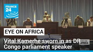 Vital Kamerhe ally of President Tshisekedi sworn in as DR Congo parliament speaker • FRANCE 24 [upl. by Boleyn]