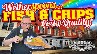 Wetherspoons Fish and Chips Review  Cost Vs Quality  is it a Trade Off [upl. by Eidnil]