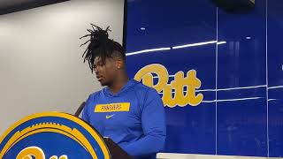 Pitt DL Nakhi Johnson Explains Move from DE to DT [upl. by Iona]