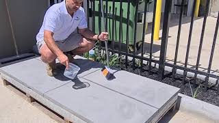 Deep Cleaning Bluestone Using SlurrySafe Acid Replacement [upl. by Newmann]