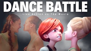 THE DANCE BATTLE from Leap Ballerina Movie Live Action vs Animation💥🔥 [upl. by Divadleahcim616]