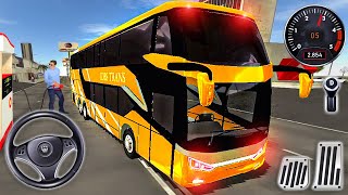 IDBS Bus Simulator  Bus Indonesia Driving JAKARTA amp MOJOKERTO  Android GamePlay [upl. by Sara]