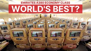 THE WORLDS BEST ECONOMY CLASS  Emirates A380 Economy Washington DC to Singapore via Dubai [upl. by Alderman]