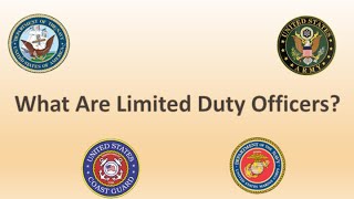 Find Out What A Limited Duty Officer Is And What They Do [upl. by Nivanod911]