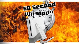 Modding a Wii in 60 Seconds  Modding Made Easy shorts [upl. by Genia]