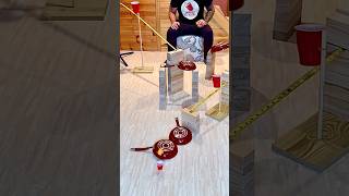 Ping Pong Ball Trick Shots shorts trickshots trickshot potsandpans [upl. by Jemie]