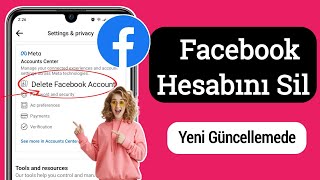 Facebook Hesabı Nasıl Silinir 2024  Facebook Hesap Kapatma Silme 2024 [upl. by Aleron472]