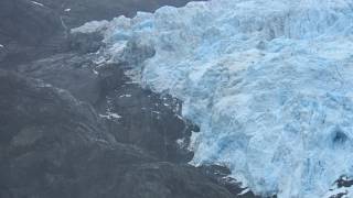 Icebergs Falling Off Glacier  quotCalvingquot  Whale Watching Boat Tour  Seward AK [upl. by Henry]