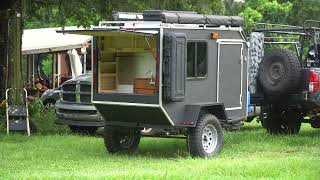 DIY Overland Teardrop Trailer Walk Around [upl. by Yellat]