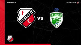 LIVE Jong FC Utrecht  La Louvière Centre [upl. by Vories]