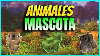 🐇RECRAFTED CREATURES MOD MINECRAFT 1201🌳  ⭐ANIMALES y MASCOTAS⭐ [upl. by Wrennie858]