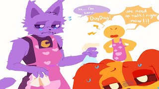 Catnap x Dogday x Player  Poppy Playtime Chapter 3 Comic Dub [upl. by Ahcas246]