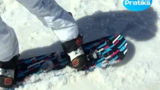 Comment avancer sur le plat en snowboard [upl. by Zerdna]