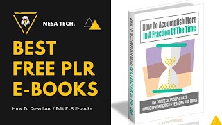 PLR Ebooks  Where To Find FREE PLR Ebooks  Products 2020 [upl. by Farrish]