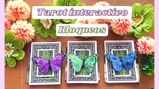 Lectura para momentos de bloqueo o estancamiento 🦋 Tarot Interactivo 🌀 atemporal ✨ [upl. by Nirret]