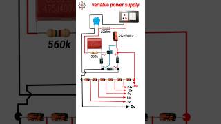 convert 220v to 3v 6v 9v 12v 24v48v  dc led driver diy leddrivershorts [upl. by Wylma]