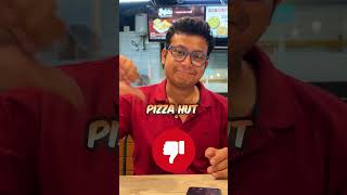 Dominos Vs Pizza Hut ComparisonComparing Price💰Time ⏰amp Weight🏋‍♂ [upl. by Eirrac]