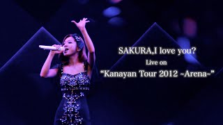 西野カナ『SAKURA I love you』Live on quotKanayan Tour 2012 ～Arena～quot [upl. by Anicnarf584]