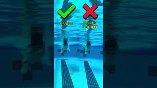 The most common mistakes in freestyle swimming🏊🏻‍♀️swimming explore sports [upl. by Mendie682]