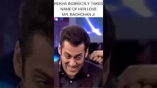 Salman doing masti with Rekha  takes name of BIG B [upl. by Ahsitneuq533]