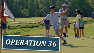 Learn How To Play Golf Beginners Of All Ages w Operation 36 [upl. by Epoillac]