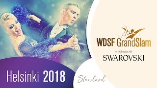 Korobeyshchikov  Borisova RUS  2018 GS STD Helsinki  R1 T  DanceSport Total [upl. by Civ]