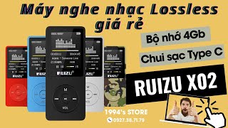 Ruizu X02 bản 2024 Type C  Máy nghe nhạc giá rẻ đáng mua nhất dưới 400k  Xem phim xem ảnh ghi âm [upl. by Junina]