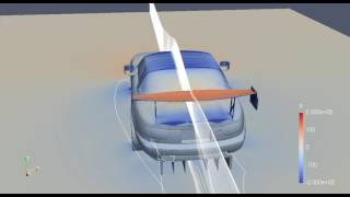 Mx5 Openfoam CFD Aero Animation [upl. by Nenerb]