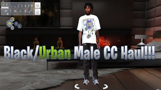 SIMS 4 BLACKURBAN MALE CC HAUL Links in the description [upl. by Sansone]