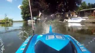 Balaenoptera Musculus Fast RC Racing Boat [upl. by Mellman]